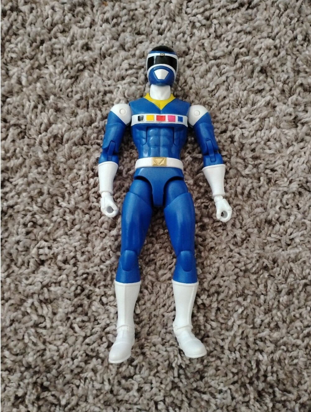 Power Rangers Lightning Collection In Space Blue Ranger Action Figure (7")